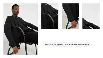 Sako Bruuns Bazaar Karlsus pánske, čierna farba 1