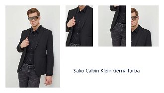Sako Calvin Klein čierna farba,K10K112282 1