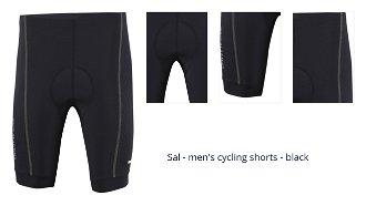 Sal - men's cycling shorts - black 1