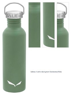 Salewa  Aurino duck green Outdoorová fľaša 1