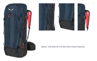 Salewa  Trek Mate 50+5 W dark denim Batoh Expedice 1