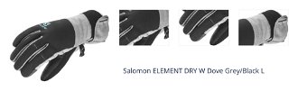 Salomon ELEMENT DRY W Dove Grey/Black L 1