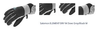 Salomon ELEMENT DRY W Dove Grey/Black M 1