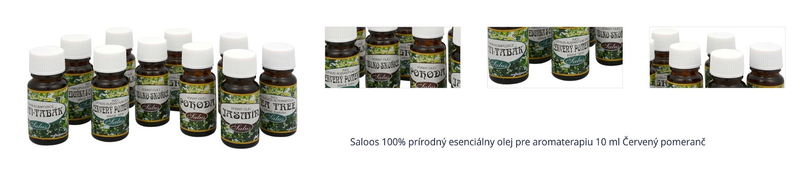 Saloos 100% prírodný esenciálny olej pre aromaterapiu 10 ml Červený pomeranč 1