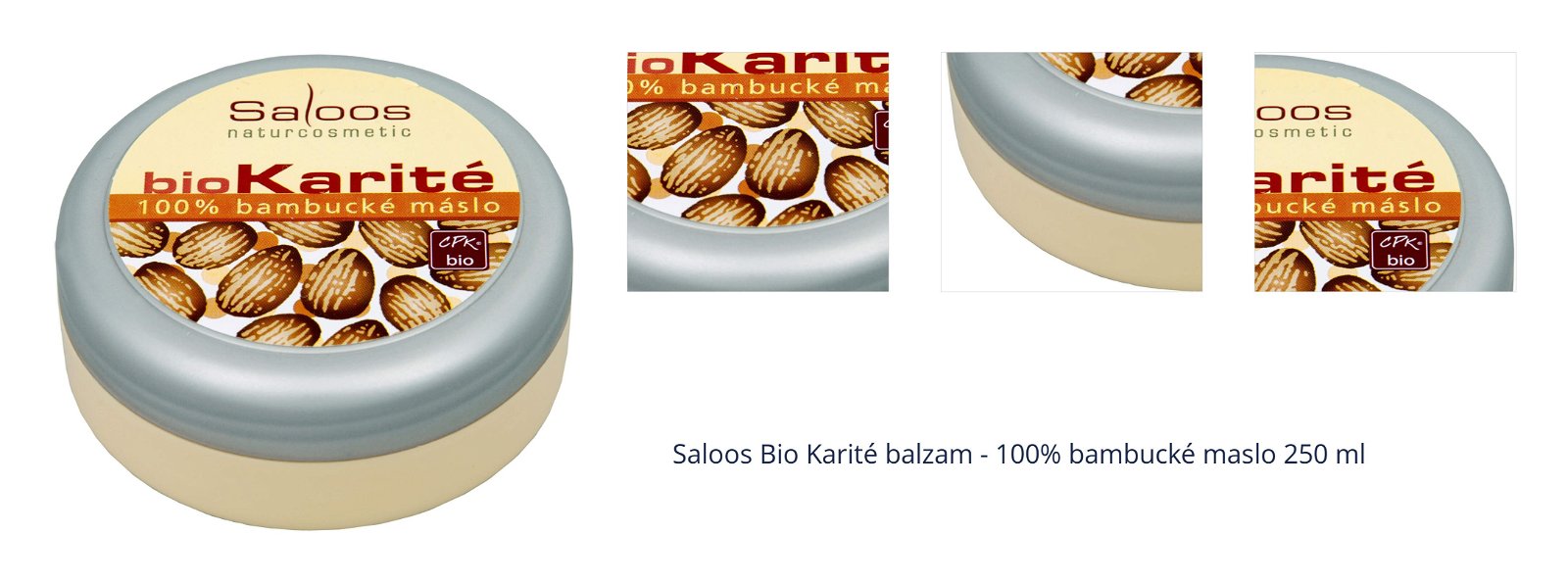 Saloos Bio Karité balzam - 100% bambucké maslo 250 ml 1