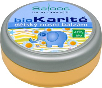 Saloos Bio Karité balzám - Detský nosný 19 ml