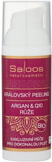 Saloos BIO Kráľovský peeling Argan & Q10 - Ruža 50 ml