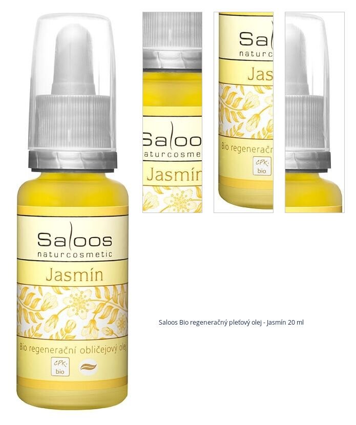 Saloos Bio regeneračný pleťový olej - Jasmín 20 ml 1