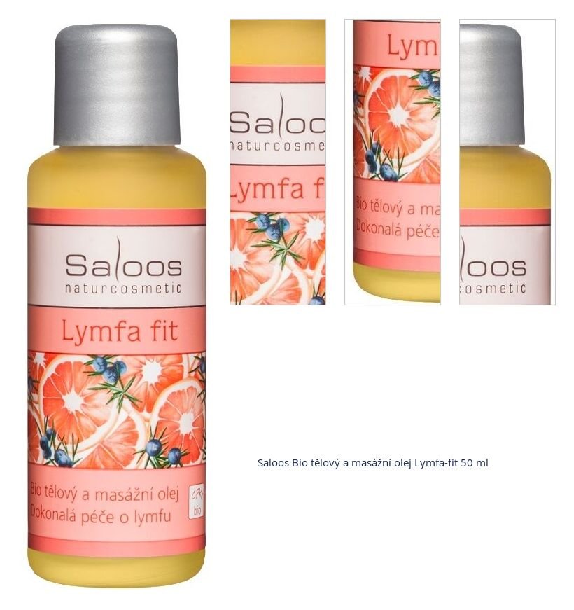 Saloos Bio tělový a masážní olej Lymfa-fit 50 ml 1