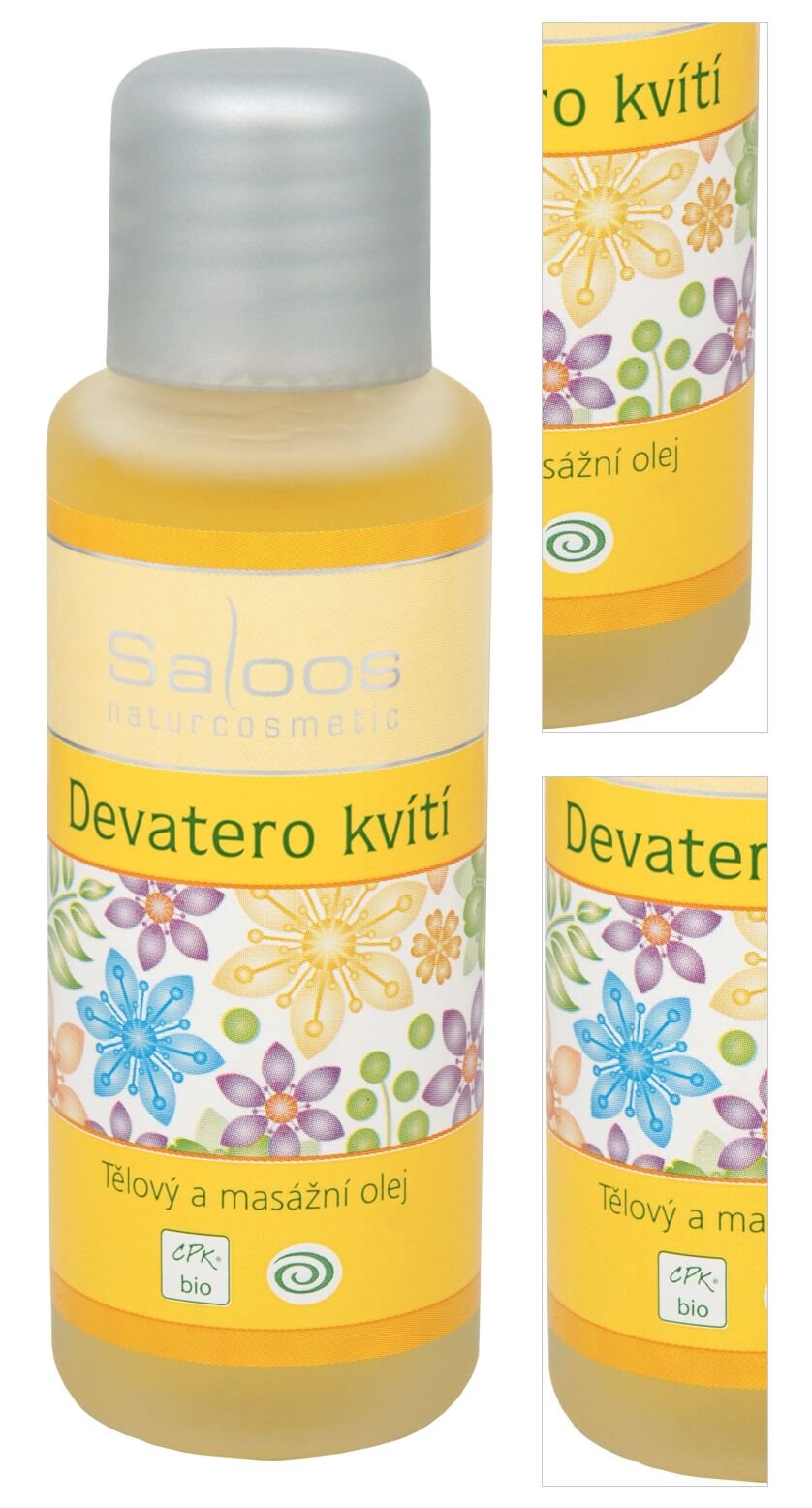 Saloos Bio telový a masážny olej - Deväť kvetov 500 ml 8