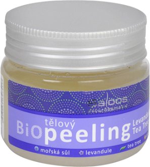 Saloos Bio Telový peeling - Levanduľa - Tea tree 140 ml