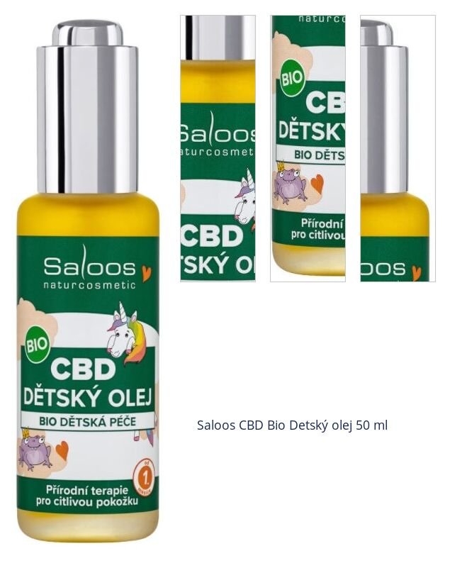 Saloos CBD Bio Detský olej 50 ml 1