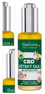 Saloos CBD Bio Detský olej 50 ml 4