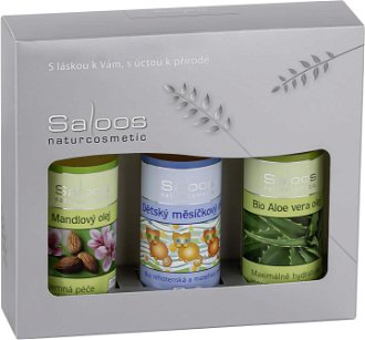 Saloos Darčekový balíček Mandľový & Detský nechtíkový & Aloe vera