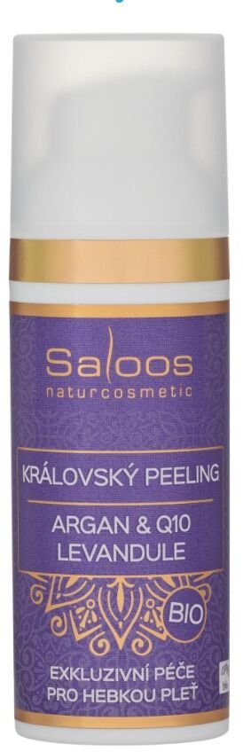 Saloos Kráľovský peeling Argan & Q10 - Levanduľa BIO 50 ml 2