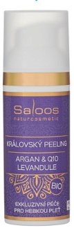 Saloos Kráľovský peeling Argan & Q10 - Levanduľa BIO 50 ml