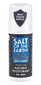 Salt Of The Earth Prírodný dezodorant v spreji pre mužov Pure Armour Explorer (Natural Deodorant) 100 ml