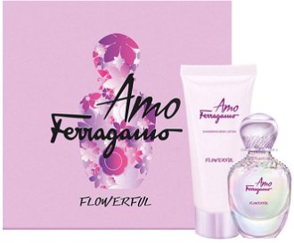 Salvatore Ferragamo Amo Ferragamo Flowerful - EDT 50 ml + telové mlieko 100 ml