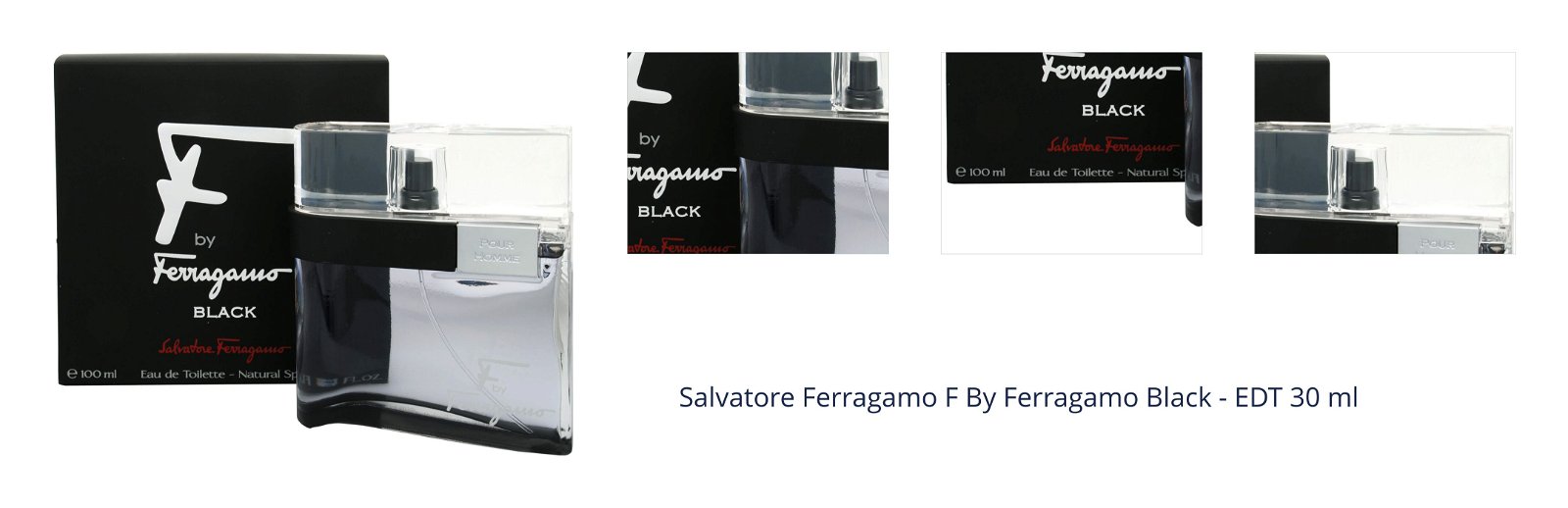 Salvatore Ferragamo F By Ferragamo Black - EDT 30 ml 1