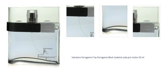 Ferragamo F by Ferragamo Black toaletná voda pre mužov 50 ml 1