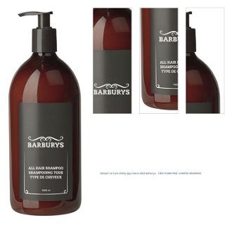 Šampón 3v1 pre všetky typy vlasov Sibel Barburys - 1000 ml (0001763) + darček zadarmo 1