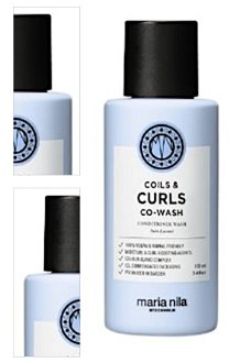 Šampón a kondicionér 2v1 pre kučeravé a vlnité vlasy Maria Nila Coils  a  Curls Co-Wash - 100 ml (3675) + darček zadarmo 4