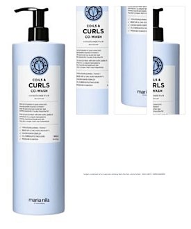 Šampón a kondicionér 2v1 pre kučeravé a vlnité vlasy Maria Nila Coils  a  Curls Co-Wash - 1000 ml (3673) + darček zadarmo 1