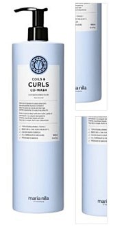 Šampón a kondicionér 2v1 pre kučeravé a vlnité vlasy Maria Nila Coils  a  Curls Co-Wash - 1000 ml (3673) + darček zadarmo 3