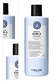 Šampón a kondicionér 2v1 pre kučeravé a vlnité vlasy Maria Nila Coils  a  Curls Co-Wash - 350 ml (3670) + darček zadarmo 4