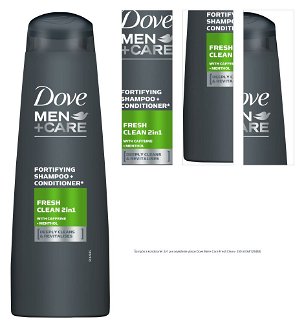 Šampón a kondicionér 2v1 pre osvieženie vlasov Dove Men+ Care Fresh Clean - 250 ml (68129488) 1