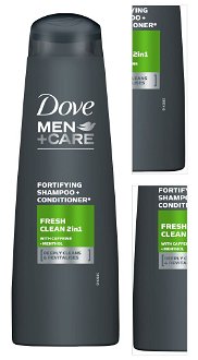 Šampón a kondicionér 2v1 pre osvieženie vlasov Dove Men+ Care Fresh Clean - 250 ml (68129488) 3