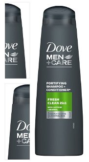 Šampón a kondicionér 2v1 pre osvieženie vlasov Dove Men+ Care Fresh Clean - 250 ml (68129488) 4