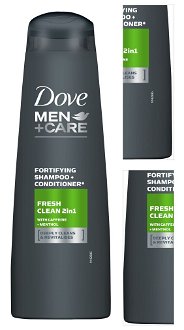 Šampón a kondicionér 2v1 pre osvieženie vlasov Dove Men+ Care Fresh Clean - 400 ml (9149690, 68484721) + darček zadarmo 3