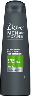 Šampón a kondicionér 2v1 pre osvieženie vlasov Dove Men+ Care Fresh Clean - 400 ml (9149690, 68484721) + darček zadarmo 2