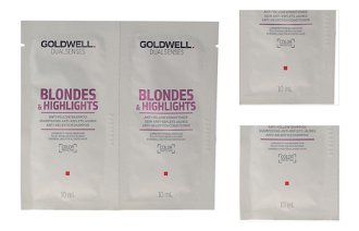 Šampón a kondicionér pre blond vlasy Goldwell Blondes  a  Highlights - 2x10 ml (206248) 3