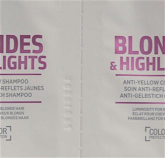 Šampón a kondicionér pre blond vlasy Goldwell Blondes  a  Highlights - 2x10 ml (206248) 5