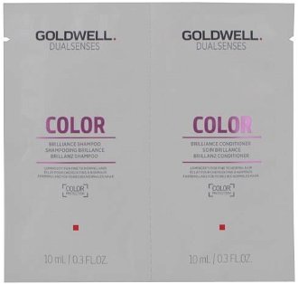 Šampón a kondicionér pre jasnejšie farbu Goldwell Color - 2 x 10 ml (206263) 2