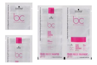 Šampón a kúra pre farbené vlasy Schwarzkopf Professional BC Bonacure Color Freeze - 2 x 12 ml (2709224) 4
