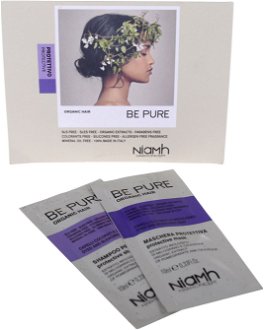 Šampón a maska pre farbené vlasy Niamh Be Pure Protective - 2 x 10 ml (OPUB146) 2