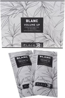 Šampón a maska pre objem jemných vlasov Black Blanc - 2x12 ml (102019vz) 2