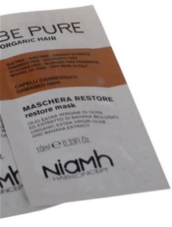 Šampón a maska pre poškodené vlasy Niamh Be Pure Restore - 2 x 10 ml (OPUB149) 9