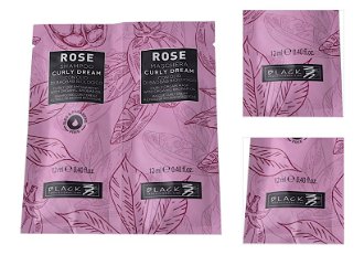 Šampón a maska pre vlnité a kučeravé vlasy Black Rose Curly Dream - 2x12 ml (250039VZ) 3