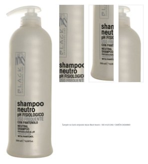 Šampón na časté umývanie vlasov Black Neutro - 500 ml (01246) + darček zadarmo 1