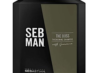 Šampón na hustotu a objem vlasov Sebastian Professional Seb Man The Boss Shampoo - 250 ml (99350029775) + darček zadarmo 5