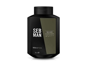 Šampón na hustotu a objem vlasov Sebastian Professional Seb Man The Boss Shampoo - 250 ml (99350029775) + darček zadarmo 2