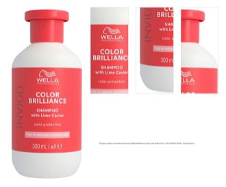 Šampón na jemné až normálne farbené vlasy Wella Professionals Invigo Color Brilliance Fine - 300 ml (99350170064) + darček zadarmo 1