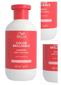 Šampón na jemné až normálne farbené vlasy Wella Professionals Invigo Color Brilliance Fine - 300 ml (99350170064) + darček zadarmo 3