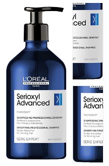 Šampón na obnovenie hustoty vlasov Loréal Professionnel Serioxyl Advanced Shampoo - 500 ml - L’Oréal Professionnel + darček zadarmo 3
