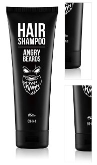 Šampón na vlasy Angry Beards Jack Saloon (69v1) - 250 ml (HR-SHAMPOO-250) + darček zadarmo 3