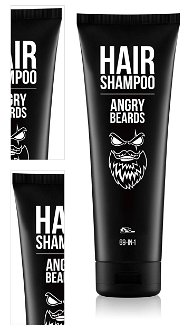 Šampón na vlasy Angry Beards Jack Saloon (69v1) - 250 ml (HR-SHAMPOO-250) + darček zadarmo 4